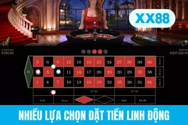 Nhiều lựa chọn đặt tiền linh động